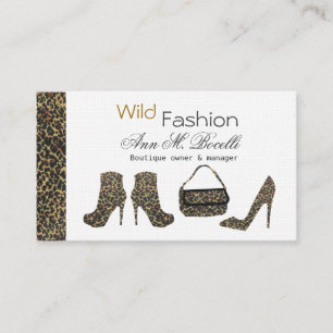 Stilettos Shoes Purseファッションのシックで粋な女性 名刺