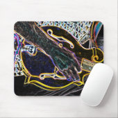 stilizedギター音楽歌のmousepad マウスパッド (マウス)
