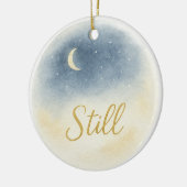 「Still」水彩クリスマスオーナメント セラミックオーナメント (左)