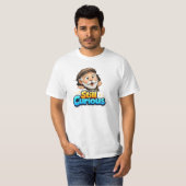 Still Curious Funny Grandpa Cartoon Tシャツ (正面フル)