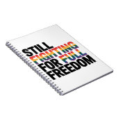 Still Fighting For Full Freedom LGBTQ America 250t ノートブック (右側)