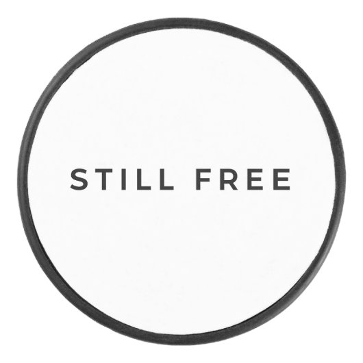 Still free Puck アイスホッケーパック (正面)
