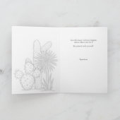 Still Growing – Desert Ink 励ましカード カード (内部)