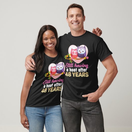 Still Having A Hoot After 48 Year 48Th Wedding Ann Tシャツ (ユニセックス)