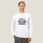 Still Healing Inside – Brain Injury Awareness  トライブレンドＴシャツ (正面全体)