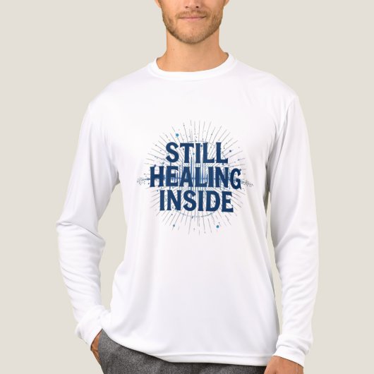 Still Healing Inside – Brain Injury Awareness トライブレンドＴシャツ (正面)