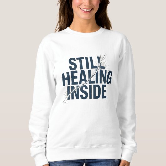 Still Healing Inside – Brain Injury Awareness Mini スウェットシャツ (正面)