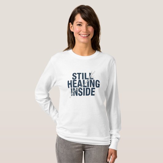Still Healing Inside – Brain Injury Awareness Mini Tシャツ (正面フル)