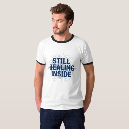 Still Healing Inside – Brain Injury Awareness Tシャツ (正面フル)