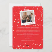 Still Home For The Holidaysタイポグラフィ写真 シーズンカード (裏面)