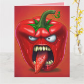 STILL HOT おもしろい誕生日オーバーサイズカード カード (黄色い花)