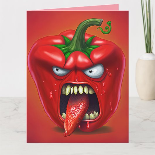 STILL HOT おもしろい誕生日オーバーサイズカード カード (正面)