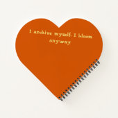 Still I Bloom Heart Journal  ノートブック (裏面)