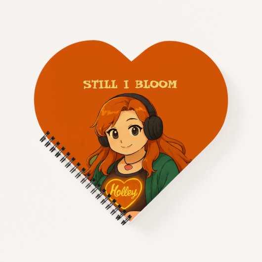 Still I Bloom Heart Journal  ノートブック (正面)