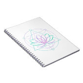 Still I Bloom Neon Lotus Journal ノートブック (右側)