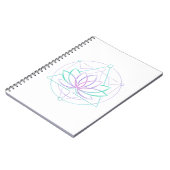 Still I Bloom Neon Lotus Journal ノートブック (左側)