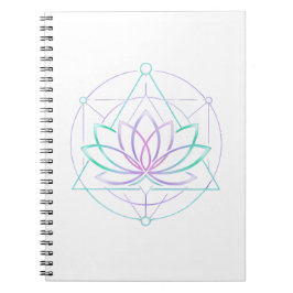 Still I Bloom Neon Lotus Journal ノートブック