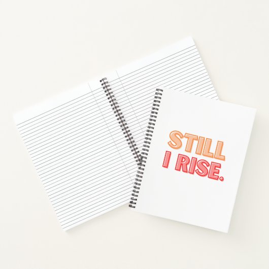 Still I Rise Notebook ノートブック (内部)