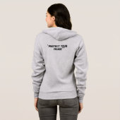 Still, I Shine – Editable Quote Cat Hoodie パーカ (裏面フル)