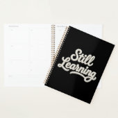 Still Learning Script Typography Spiral Planner プランナー手帳 (ディスプレー)