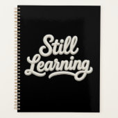 Still Learning Script Typography Spiral Planner プランナー手帳 (正面)