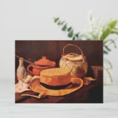 Still Lifeイエローストローハットbyビンセント・ヴァン・ゴッホ (スタンド正面)