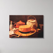 Still Lifeイエローストローハットbyビンセント・ヴァン・ゴッホ キャンバスプリント (正面)