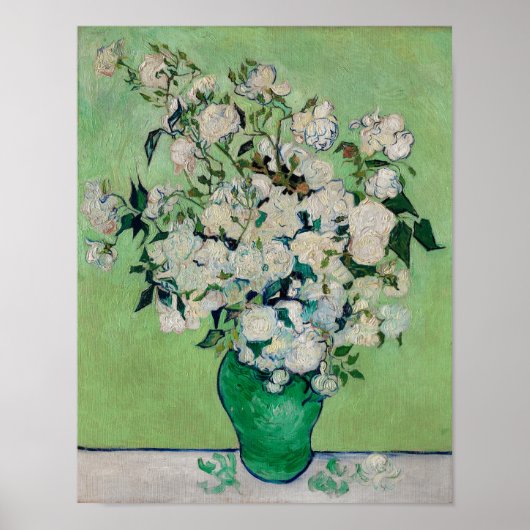 Still Lifeバラ（1890年） by Vincent van ゴッホ ポスター (正面)