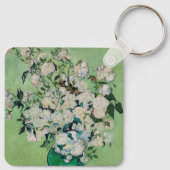 Still Lifeバラin a Vincent vanゴッホ キーホルダー (裏面)