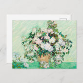 Still Lifeバラin a Vincent vanゴッホ ポストカード (正面/裏面)