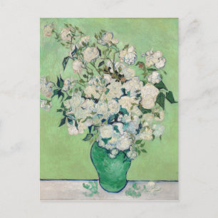 Still Life:バラ付き花瓶 – Vincent Van ゴッホ ポストカード