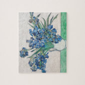 Still Life:ヴィンセント・ヴァン・ゴッホによるアイリスの花瓶 ジグソーパズル (縦)
