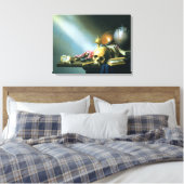 Still Life：人間Lの虚栄心の寓話 キャンバスプリント (インサイチュ (寝室))