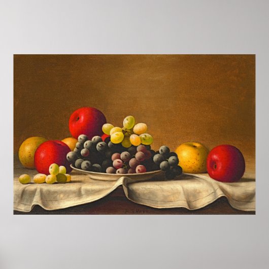 Still Life、Apple、Grude、Barton Stone Hays ポスター (正面)