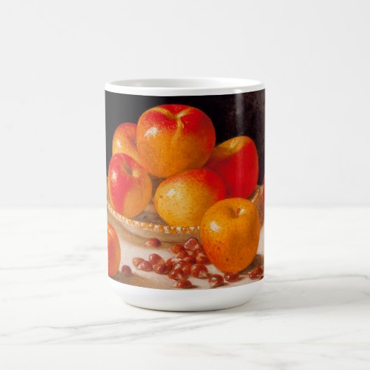 Still Life, Apples and Chestnuts コーヒーマグカップ (中央)