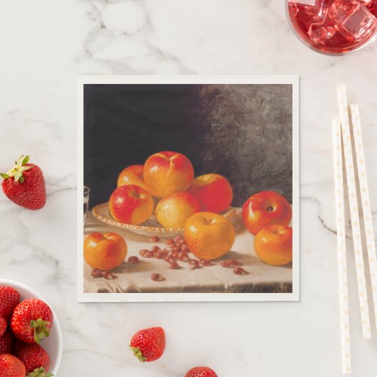 Still Life, Apples and Chestnuts スタンダードランチョンナプキン (インサイチュ)