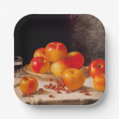 Still Life, Apples and Chestnuts ペーパープレート (正面)