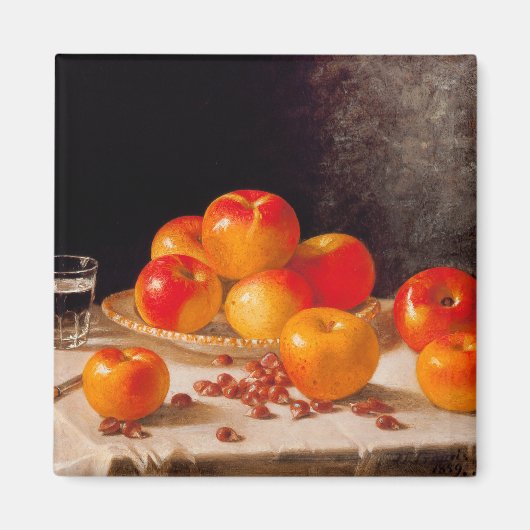 Still Life, Apples and Chestnuts マグネット (正面)