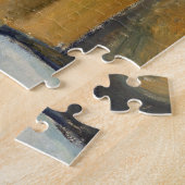 Still Life Apples Basket Cezanne Painting Art ジグソーパズル (側面)