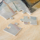 Still Life Apples Basket Cezanne Painting Art ジグソーパズル (側面)