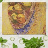 Still Life, Basket of Apple by Vincent van ゴッホ キッチンタオル (折り畳み)