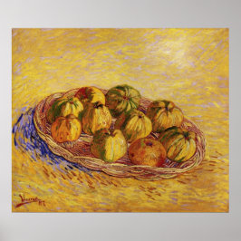 Still Life, Basket of Apple by Vincent van ゴッホ ポスター