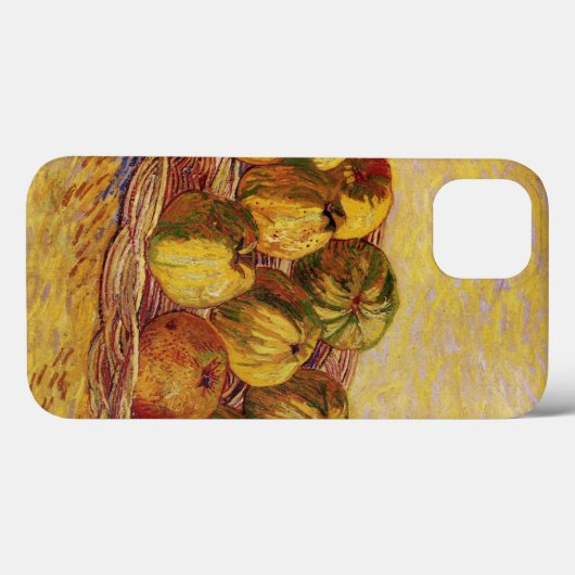 Still Life, Basket of Apple by Vincent van ゴッホ Case-Mate iPhoneケース (裏面 (横))