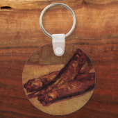 Still Life Bloaters and Garnic by Vincent van ゴッホ キーホルダー (正面)