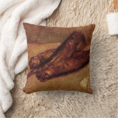 Still Life Bloaters and Garnic by Vincent van ゴッホ クッション (ブランケット)