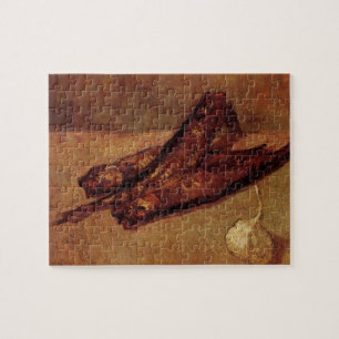 Still Life Bloaters and Garnic by Vincent van ゴッホ ジグソーパズル