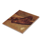 Still Life Bloaters and Garnic by Vincent van ゴッホ タイル (側面)