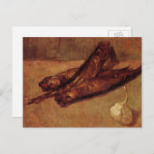 Still Life Bloaters and Garnic by Vincent van ゴッホ ポストカード (正面/裏面)