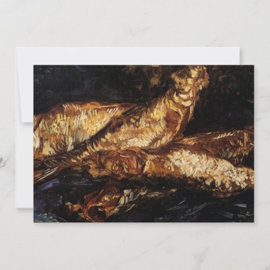 Still Life Bloaters by Vincent vanゴッホ招待状 (正面)