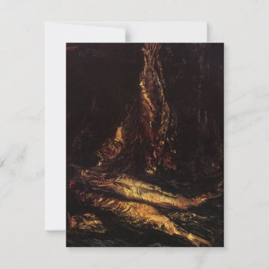 Still Life Bloaters by Vincent vanゴッホ招待状 (正面)